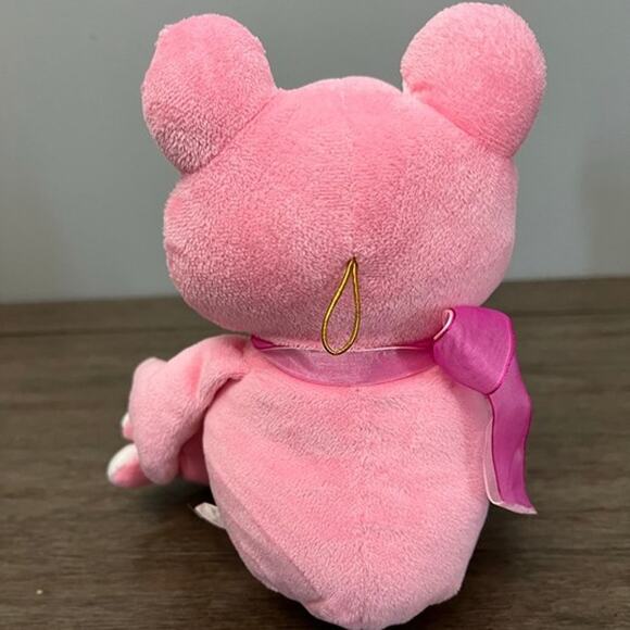 Burton & Burton Pink rog with Neck‎ Ribbon Plush - Picture 2 of 5